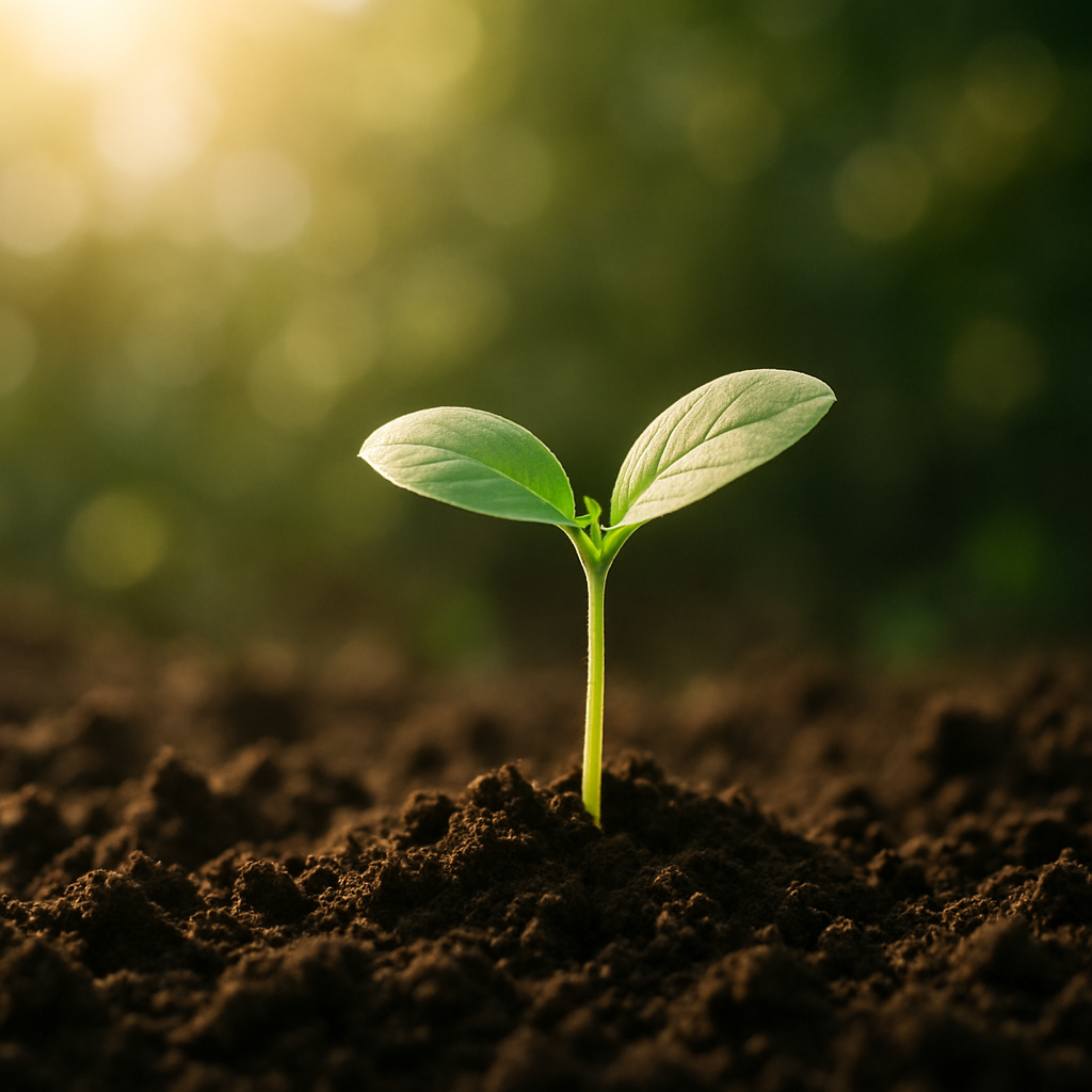 Plant growing Plant growing